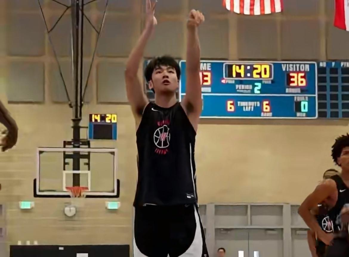能进NBA选秀首轮中国男篮新星狂轰2