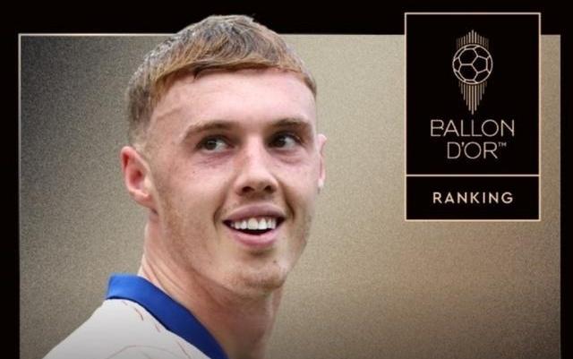 第8是否合理23岁帕尔默上赛季：双冠+英超第4，52场18球14助