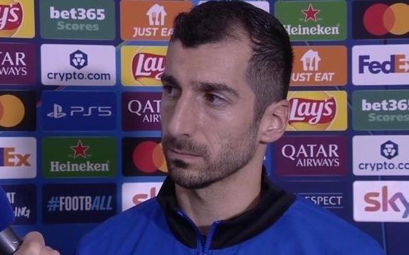 姆希塔良：比赛应该是平局，但主裁决定