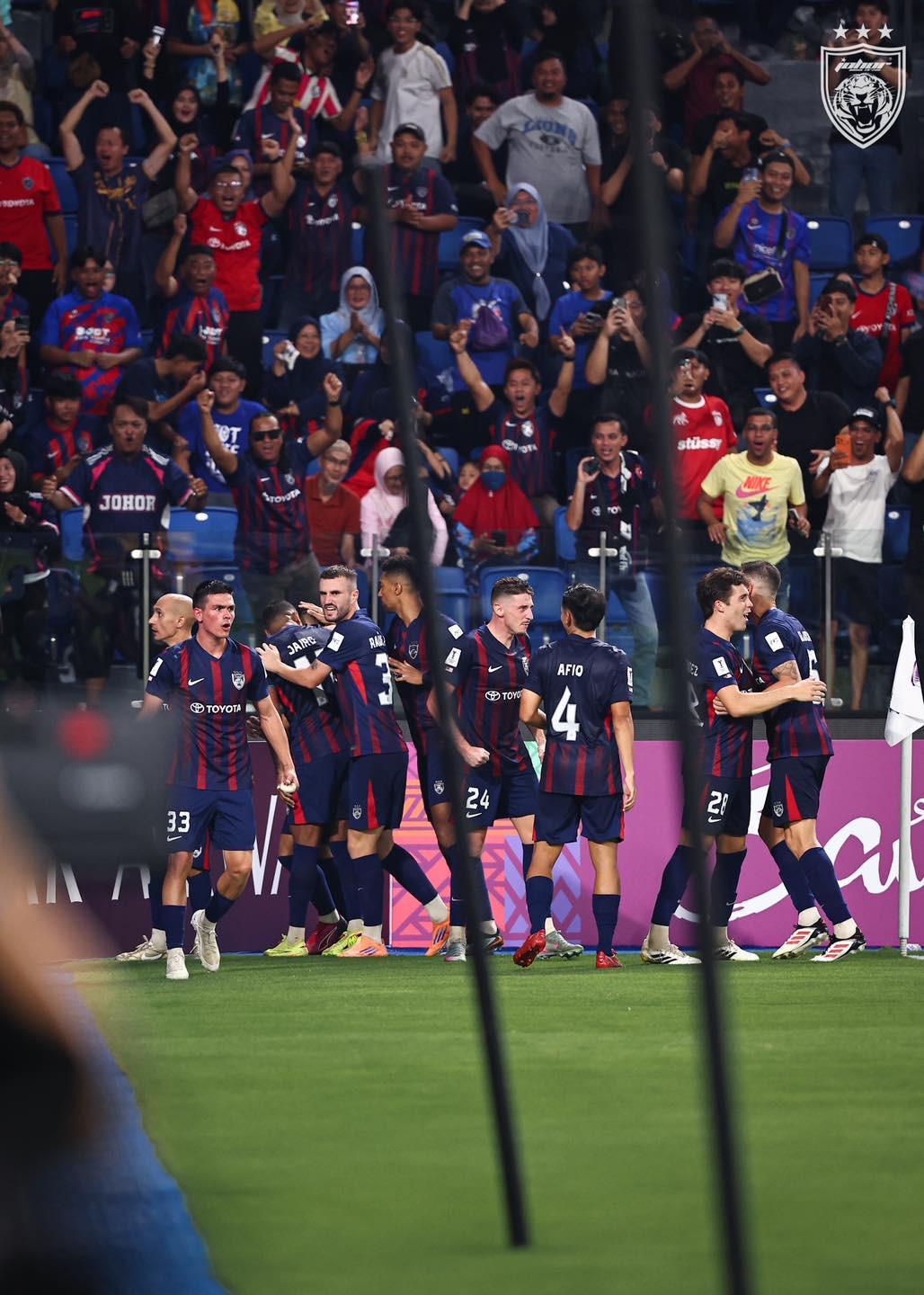 柔佛主帅：球员们在与申花的比赛中表