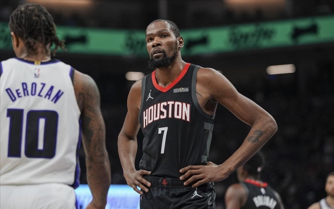 命中率不足25%，历史最差！太阳反超火箭队，杜兰特麻了