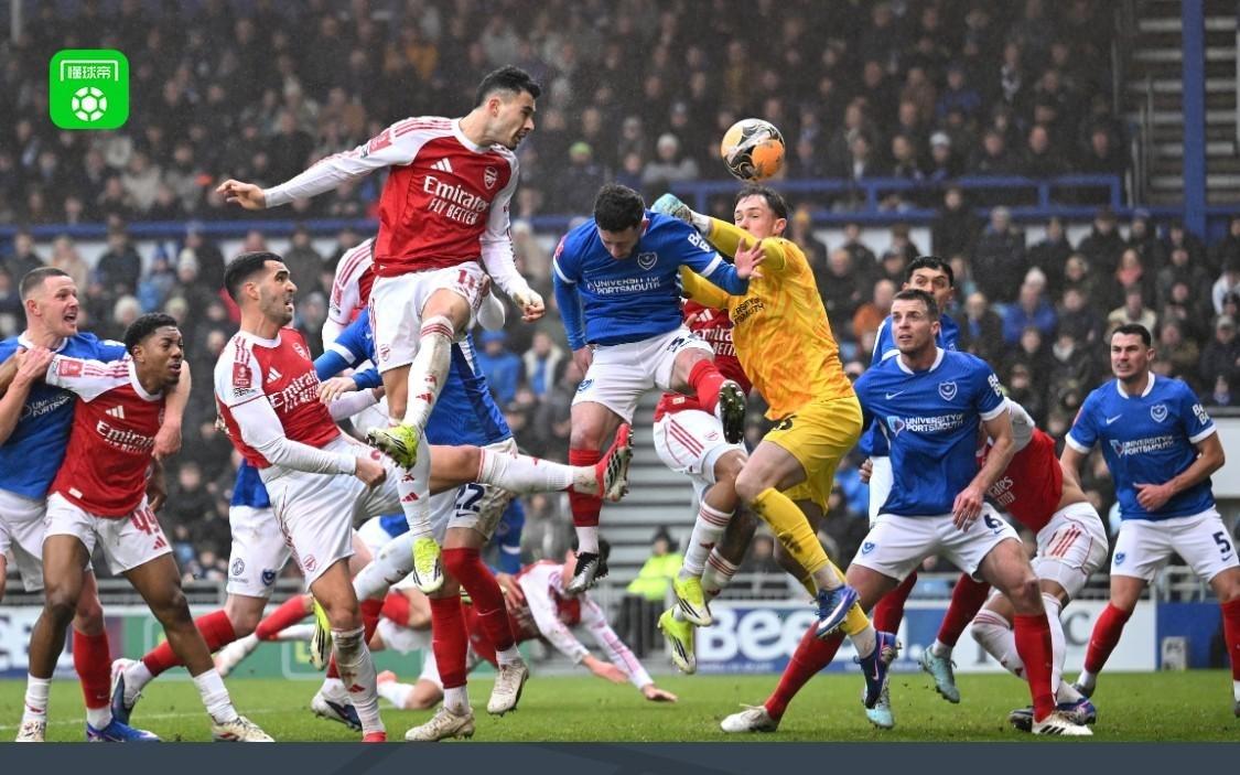 阿森纳41淘汰朴茨茅斯，马丁内利帽子戏法，马杜埃凯失点