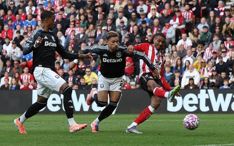 英超第5轮：阿斯顿维拉11桑德兰