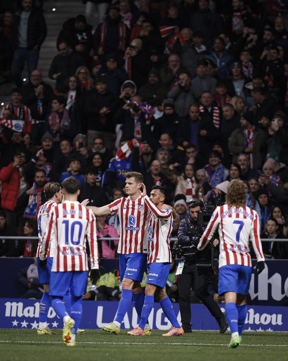 自带10，马竞是西甲史上首支赛季前14场都先进球的球队