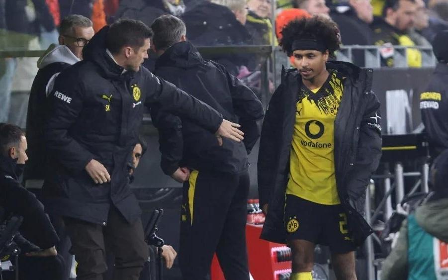 图片报：阿德耶米因换下场时发火被多特罚款9万欧