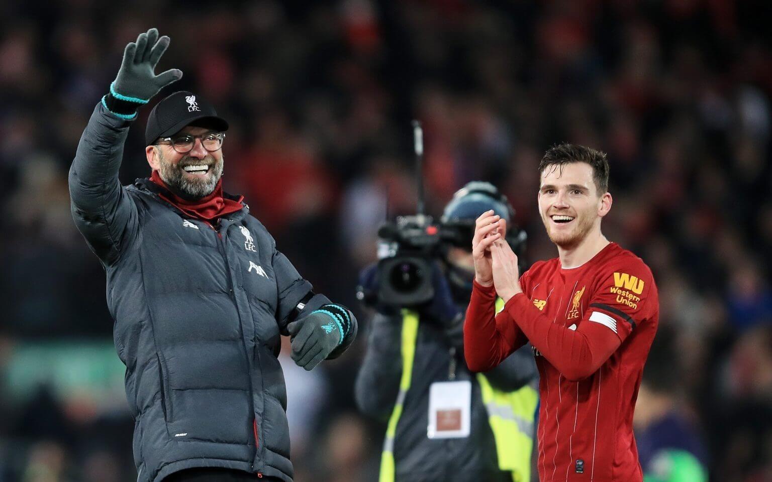 TA：罗伯逊已是利物浦传奇后卫，若离队标志着一个时代的终结