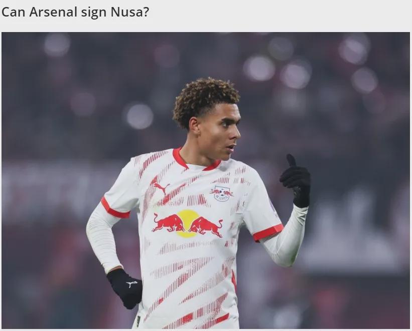 德媒：阿森纳频繁考察安东尼奥努萨！怀