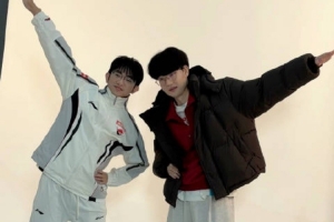 BLG发布视频：来一点电竞春晚无实物表演后的小馍小鼠合照环节