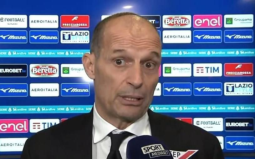 阿莱格里：上半场我们全面落于下风，输