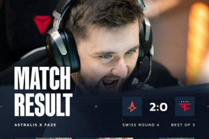 银河战舰返航！FaZe地狱难归来遭A队横扫瑞士轮13告别PGL