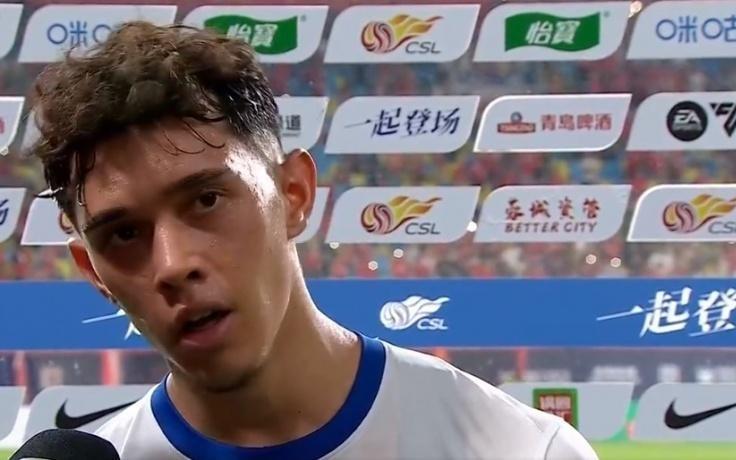 李小恒：非常开心在这么好的球场完成首秀，少一人作战非常困难