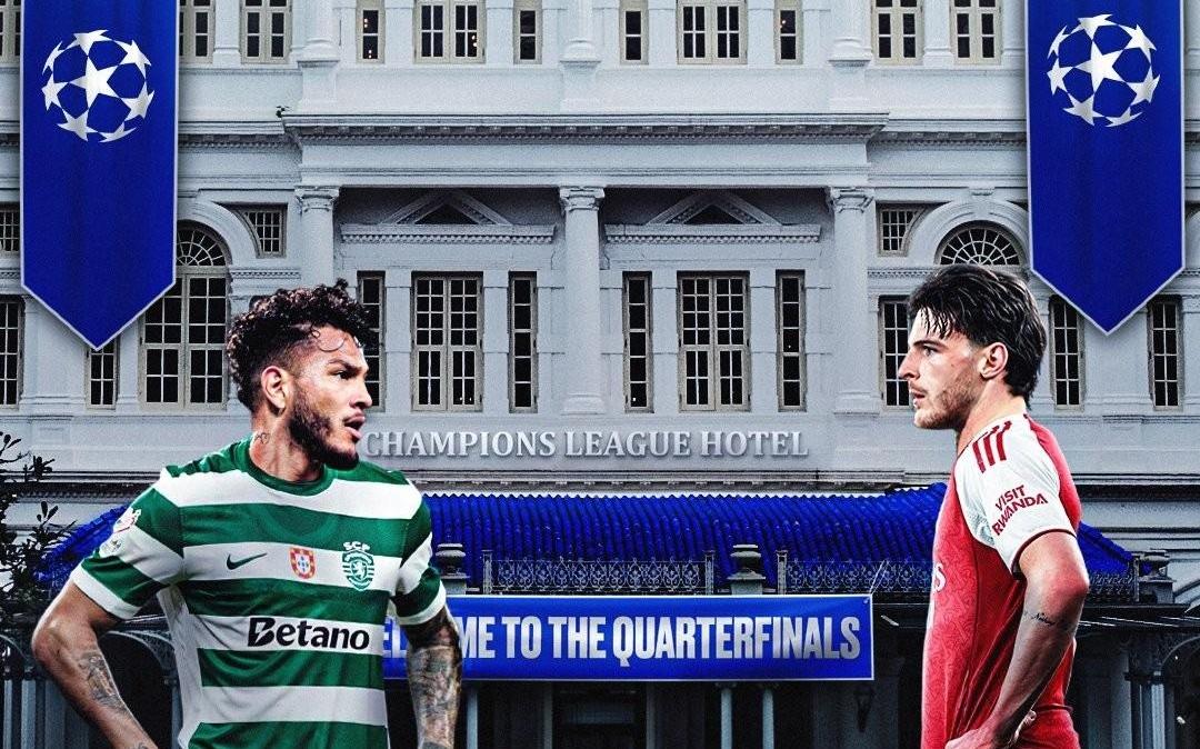 阿森纳将在欧冠14决赛对阵葡体，哲凯