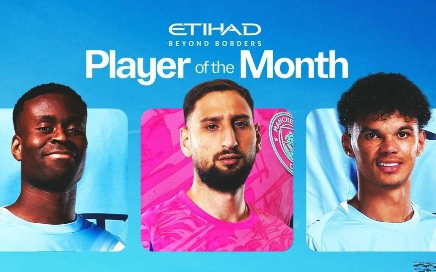 你选谁曼城2月最佳球员候选：格伊、