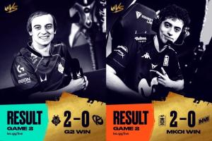 LEC赛果：G2反一波拒绝翻盘！MKOI、G2晋级胜者组决赛