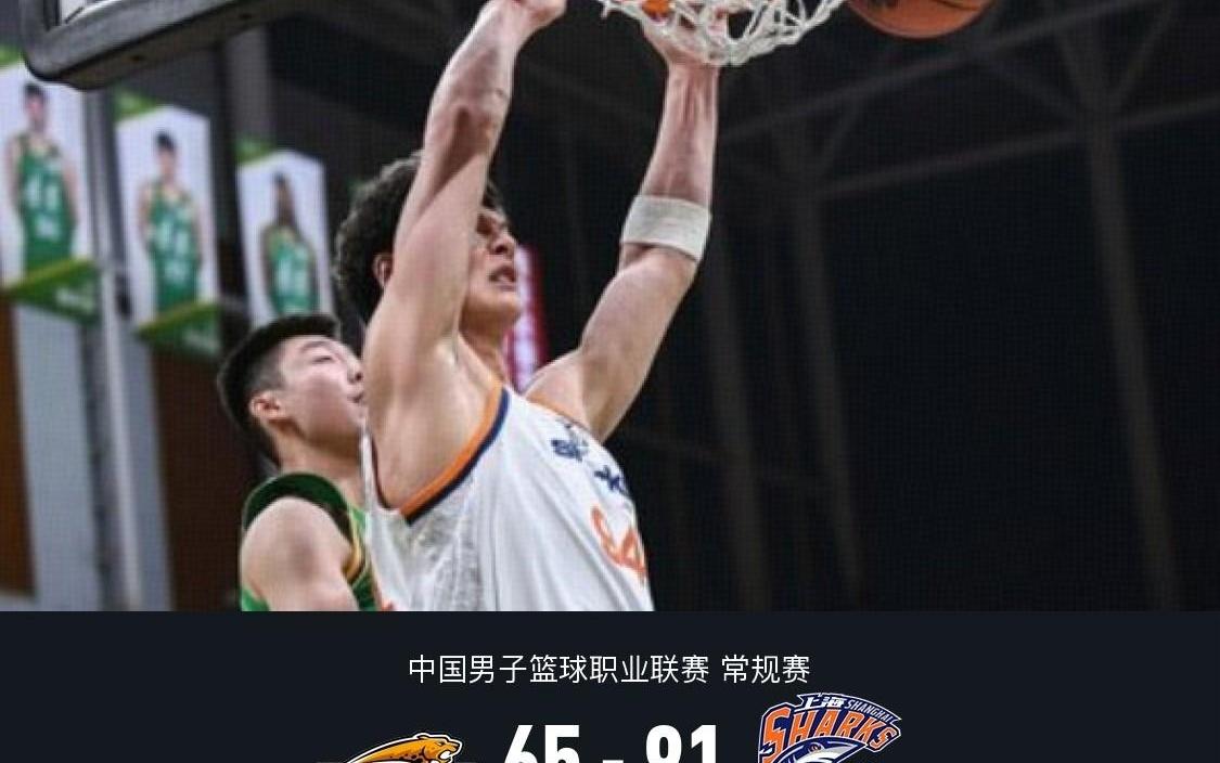 上海9165送辽宁4连败，张镇麟战旧主16分，张陈治锋15+7