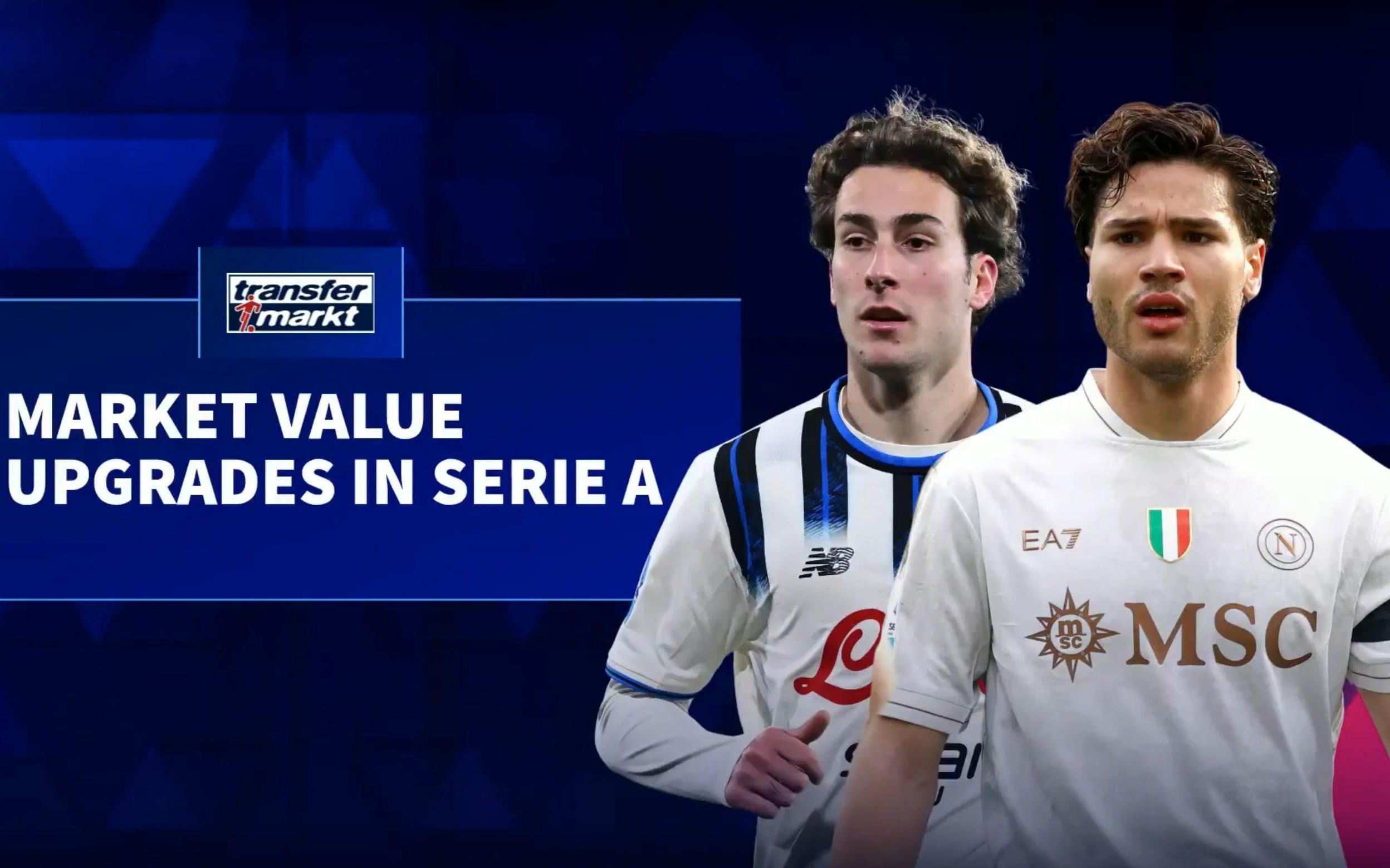 意甲涨幅榜：韦尔加拉上涨1250万第1，