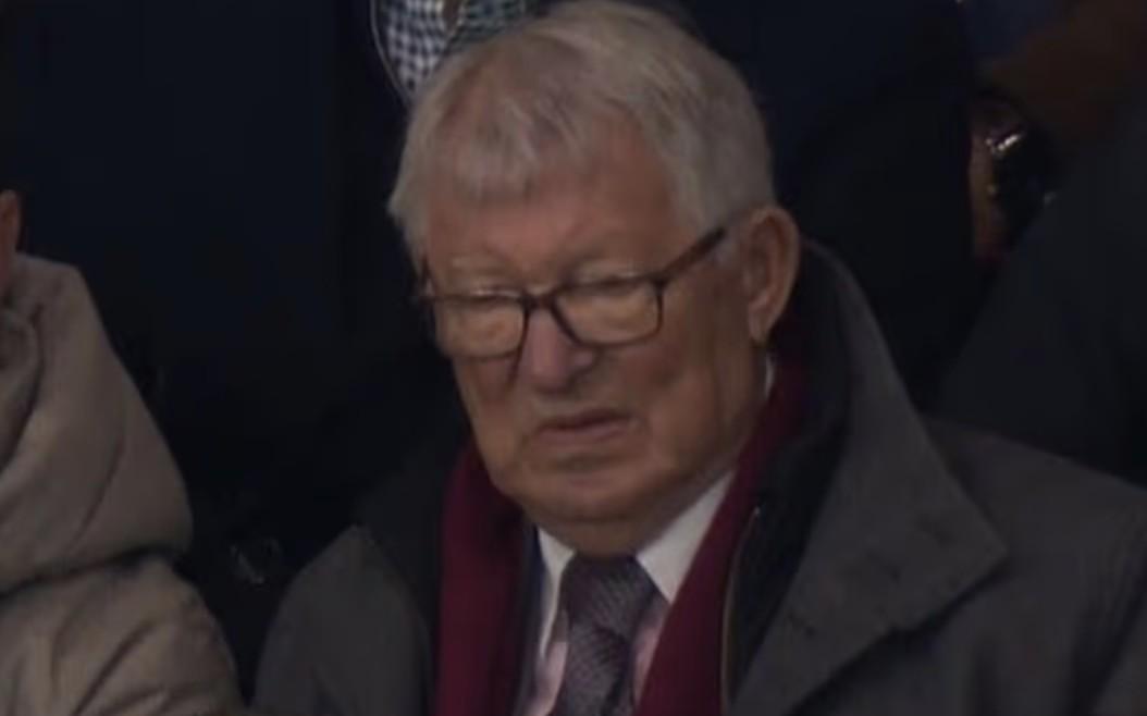 难掩失望，弗格森在老特拉福德的包厢