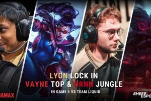 LYON选出上单薇恩打野奥恩打野奥恩为职业赛场历史第二次