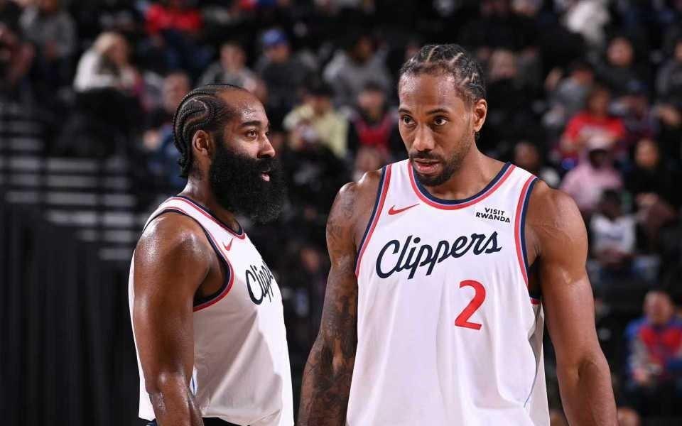 快船5连胜北伐：狂胜41分冲西部前十小卡单节18分哈登迎里程碑