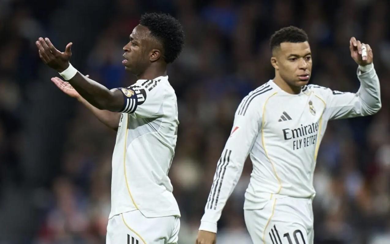 TA总结皇马2025：维尼修斯的下滑令人震惊最佳球员为姆巴佩