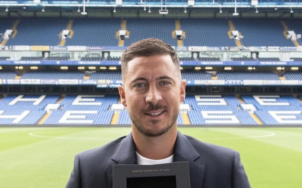 官方：切尔西传奇阿扎尔入选英超名人