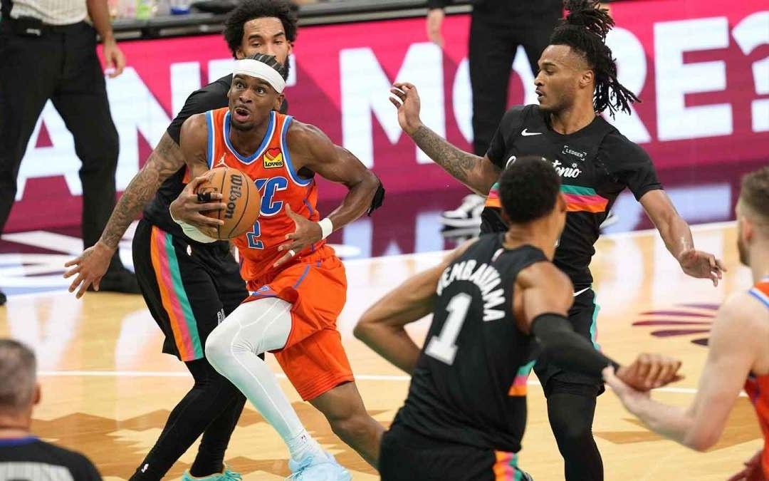 统治力，阵容深度可怕，文班亚马仅得12分，马刺130110大胜雷霆