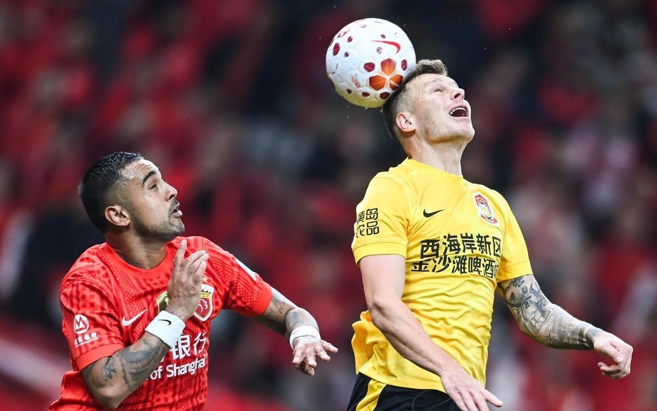 5变2上海海港41青岛西海岸武磊双响