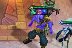 一首登神送给蓝皮光头！希然晒云顶之弈：您好！美丽的蓝皮光头！