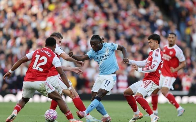 太陌生了曼城客战阿森纳控球率33%，射门比对手少7次