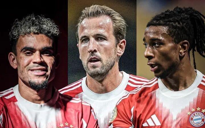 开赛全胜！拜仁2.2亿打造英超三叉戟：1