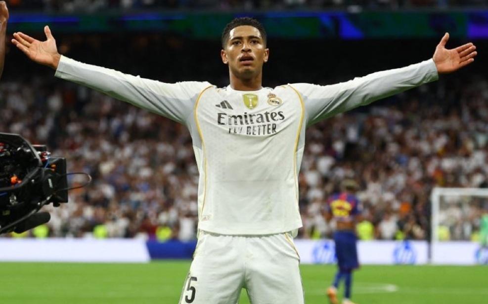 贝林国家德比数据:传射建功,5脚射门3次射正,评分8.2