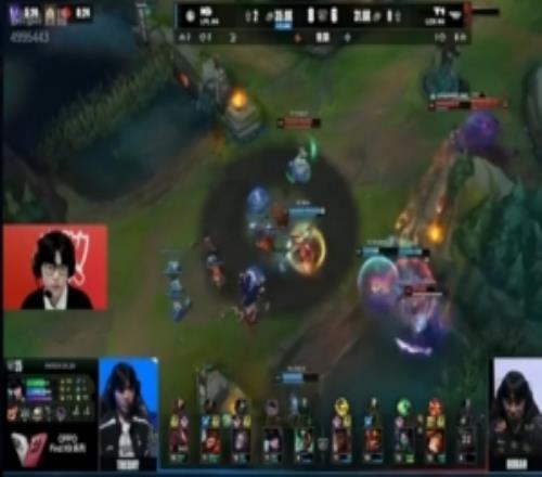 jiejie：：Oner今天有点怪啊，iG上波团领先了两千