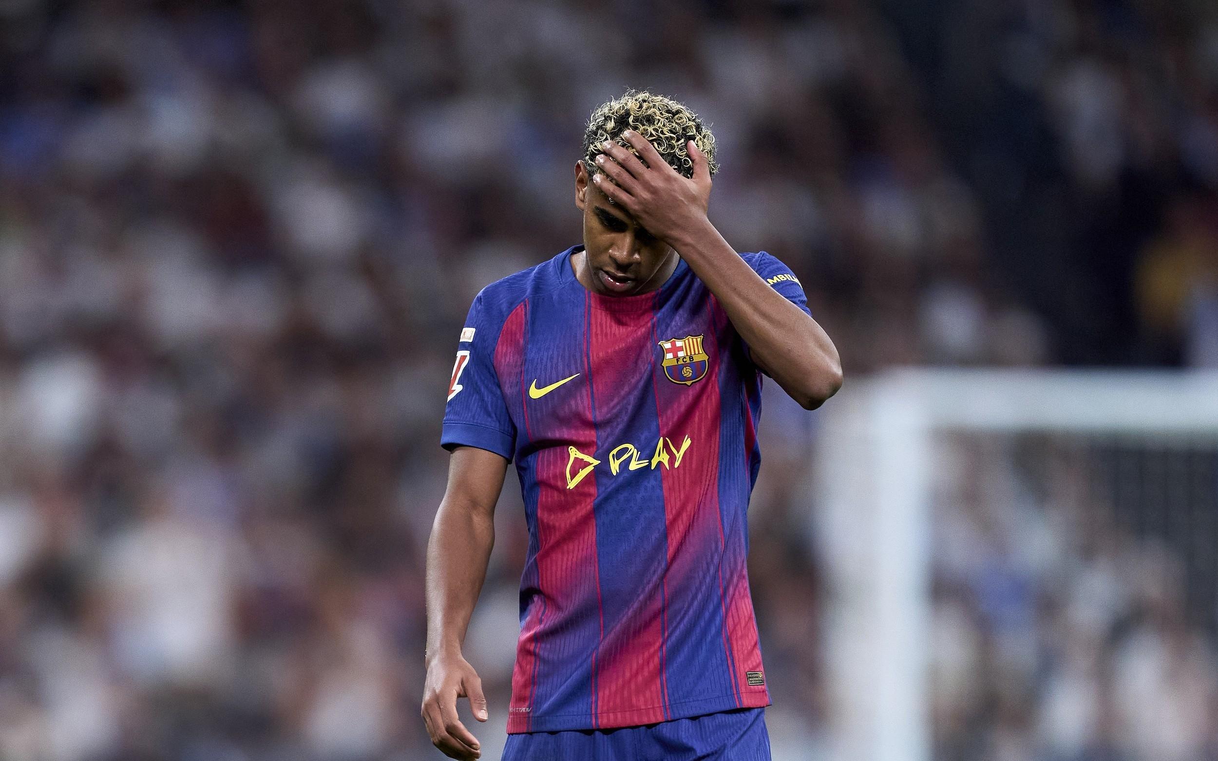 纯嘴强王者亚马尔国家德比零射正,21次丢失球权全场最多