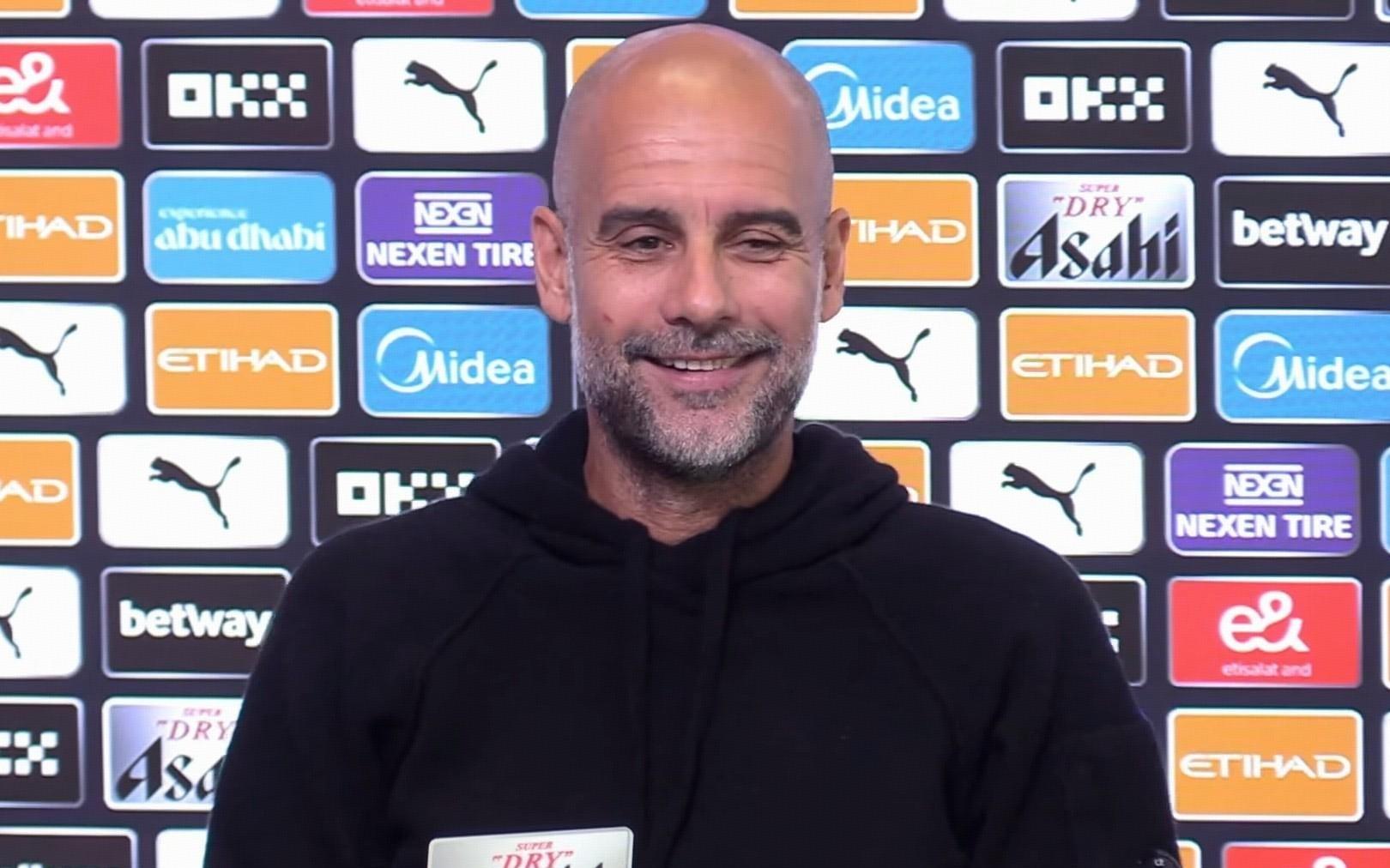 瓜迪奥拉：也许曼城希望格10回归但愿余生不会和哈兰德对阵