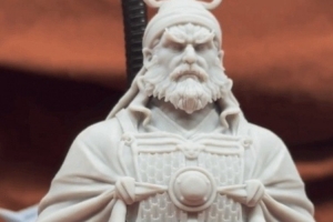 玩家3D打印手搓《黑神话钟馗》半身像：威猛霸气 炯炯有神！