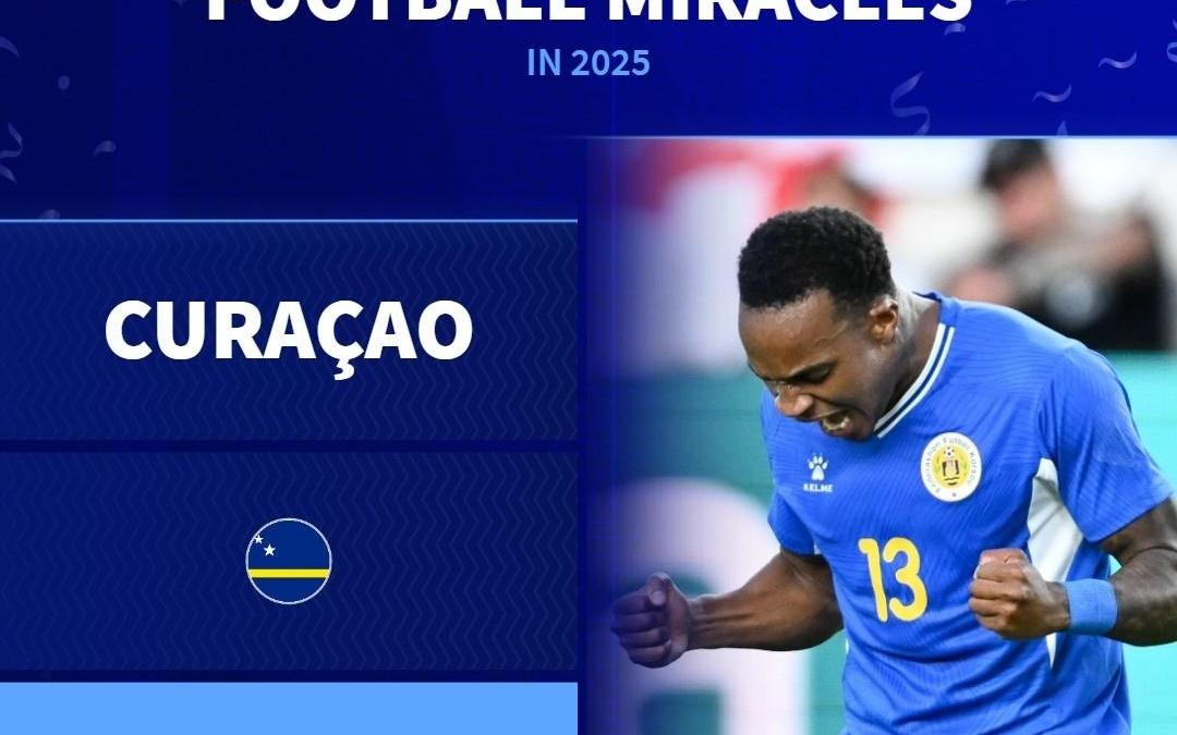 德转列2025足坛奇迹：库拉索首入世界杯、曼联不敌格林斯比上榜