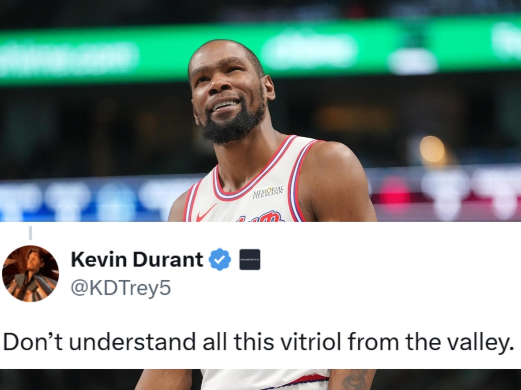 尴尬！杜兰特曾嘲讽太阳新赛季难有作为，如今火箭排名被太阳反超