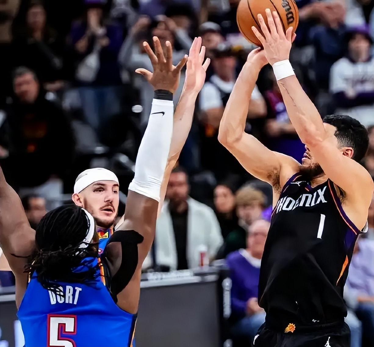 NBA积分榜又乱了！雷霆105108太阳，湖人升第3，鹈鹕7连败垫底