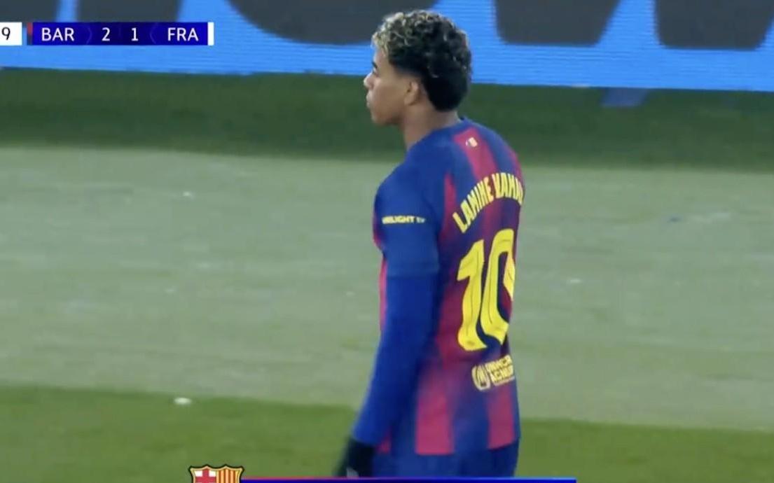 累计三黄停赛，亚马尔将缺席下一轮欧冠客战布拉格斯拉维亚