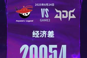 第三赛段最大经济差获胜：AL对战JDG领先20054获胜
