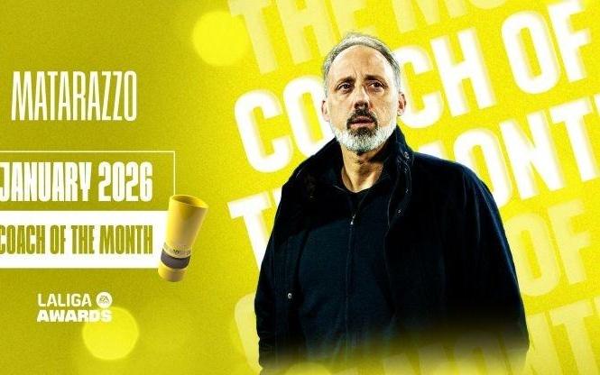 带领皇家社会4战斩获3胜1平，马塔拉