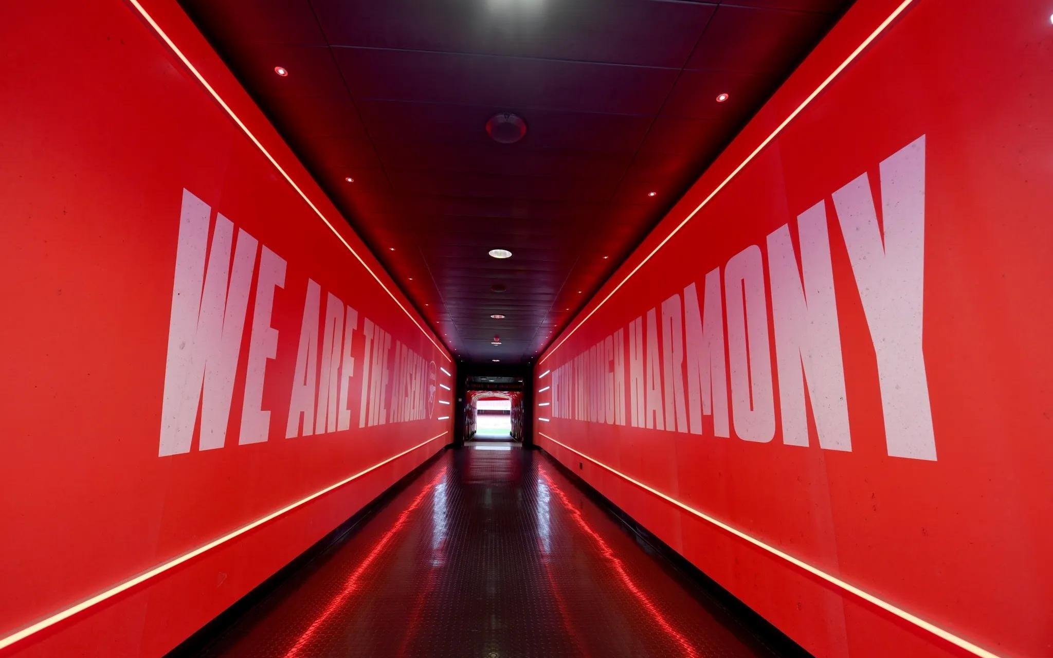 太阳报：在阿尔特塔要求下，酋长球场移除球员通道顶棚以增强互动