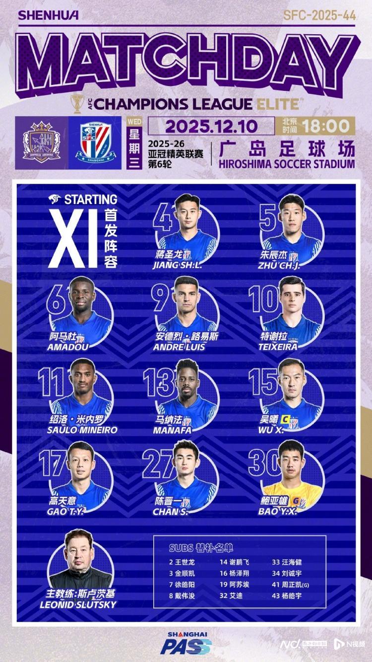 上海申花全主力出战惜败，中超Big3继