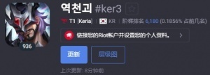 T1冠军皮肤上线，Keria换上了Faker的至臻塞拉斯头像