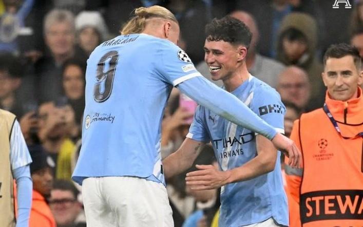 完美战绩，哈兰德和福登同场进球的欧冠比赛曼城6战全胜