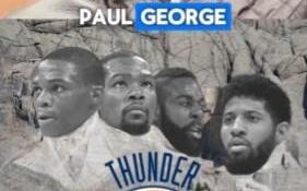 亚历山大评雷霆队史总统山：威少、杜兰特、哈登、保罗乔治