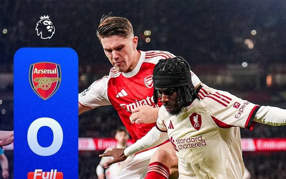 互交白卷，阿森纳和利物浦近21次英超交手首次战成00