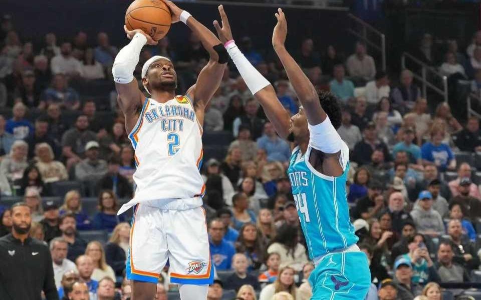 大爆冷！雷霆最多落后30分输黄蜂创纪录亚历山大21分米勒28分