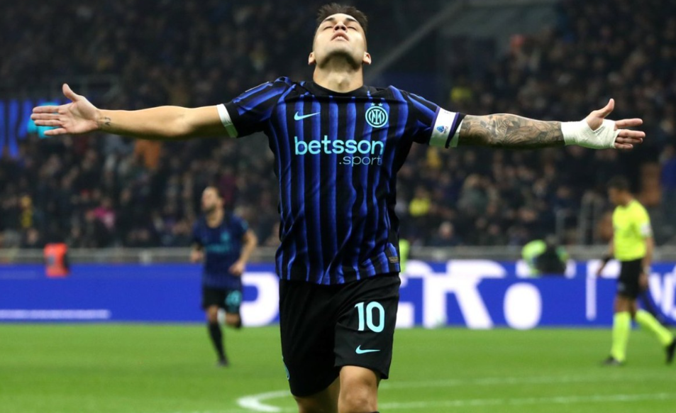 国米20，阿根廷锋霸闪击破门，连续7年意甲进球上双，被主帅大赞