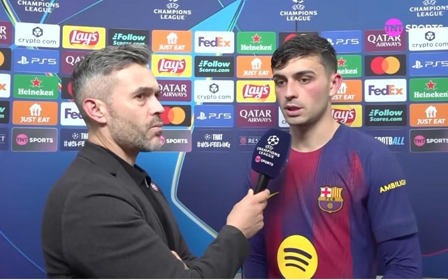 佩德里：还有2场欧冠联赛要尽可能多拿分我们都很爱阿劳霍